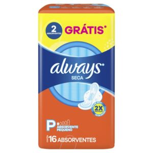 ABSORVENTE ALWAYS BASICO M SECA C ABA 16