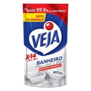 TIRA LIMO VEJA X14 BANHEIRO REFIL 400GR