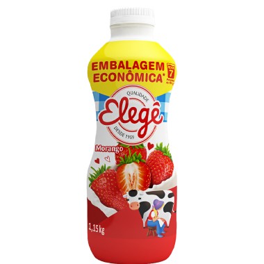 BEBIDA LACTEA ELEGE FERM MORANGO 1,150GR