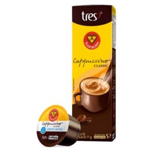 CAFE TRES CORACOES CAP CAPPUCCINO 88GR