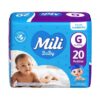 FRALDA MILI JUMBINHO M 22UN