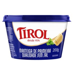 MANTEIGA TIROL TABLETE S SAL 200G