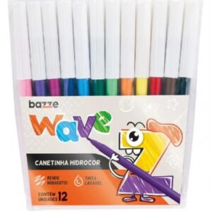 CANETINHA BAZZE HIDROCOR 12 CORES